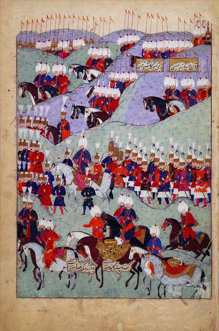 Pogrzeb sułtana Sulejmana Wspaniałego. Historia sułtana Sulejmana, 1579 autorstwa Unbekannt