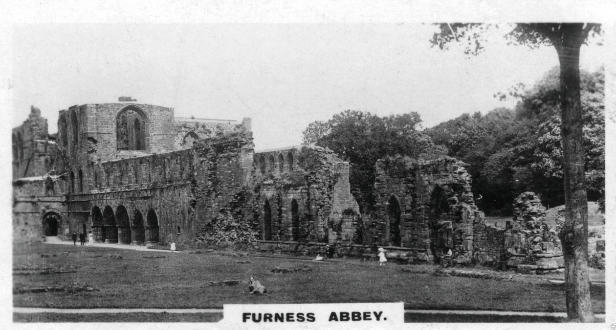 Opactwo Furness, Kumbria, ok. 1920 r. autorstwa Unbekannt