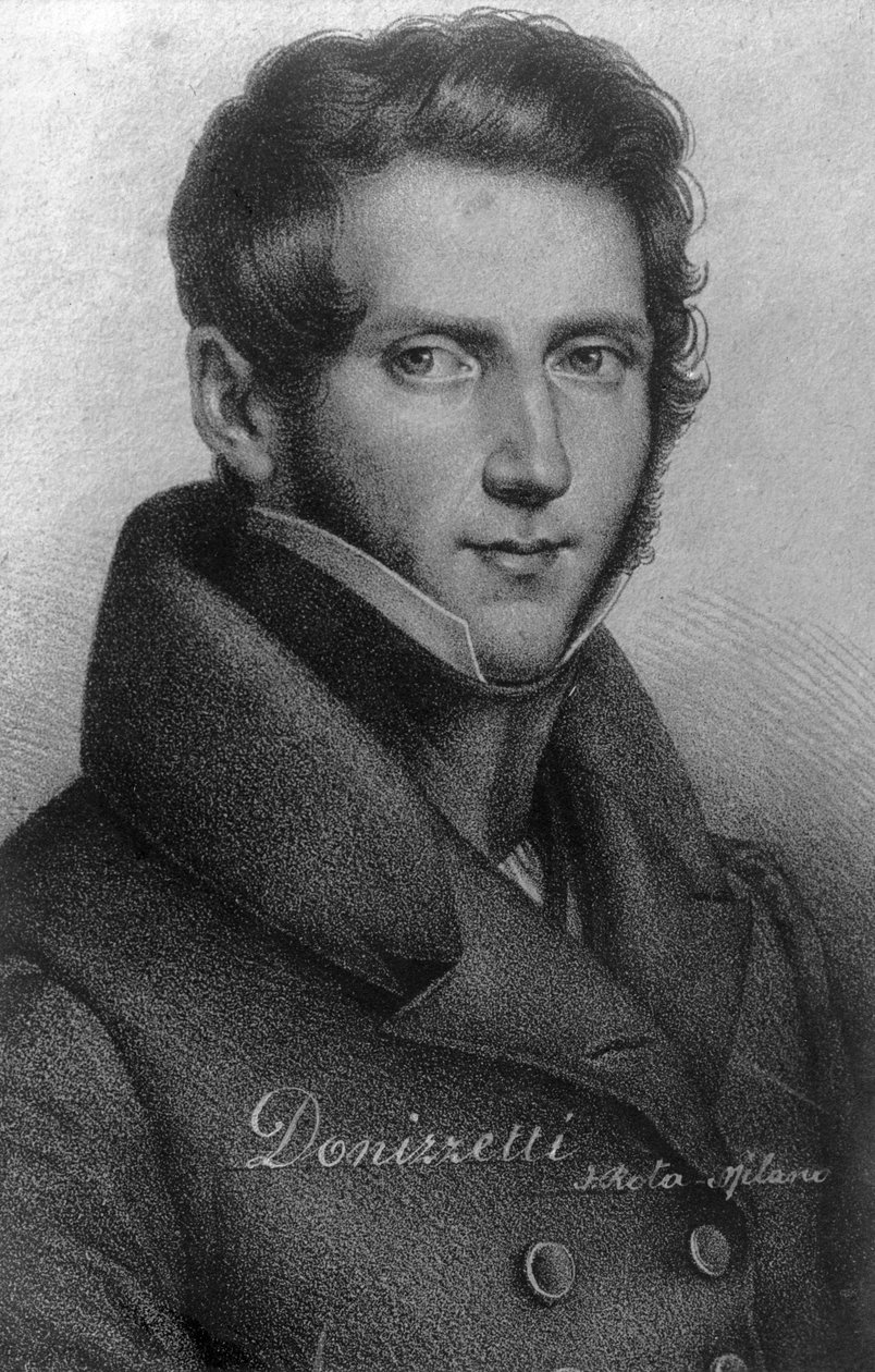 Gaetano Donizetti 1797-1848, włoski kompozytor, XX wiek autorstwa Unbekannt