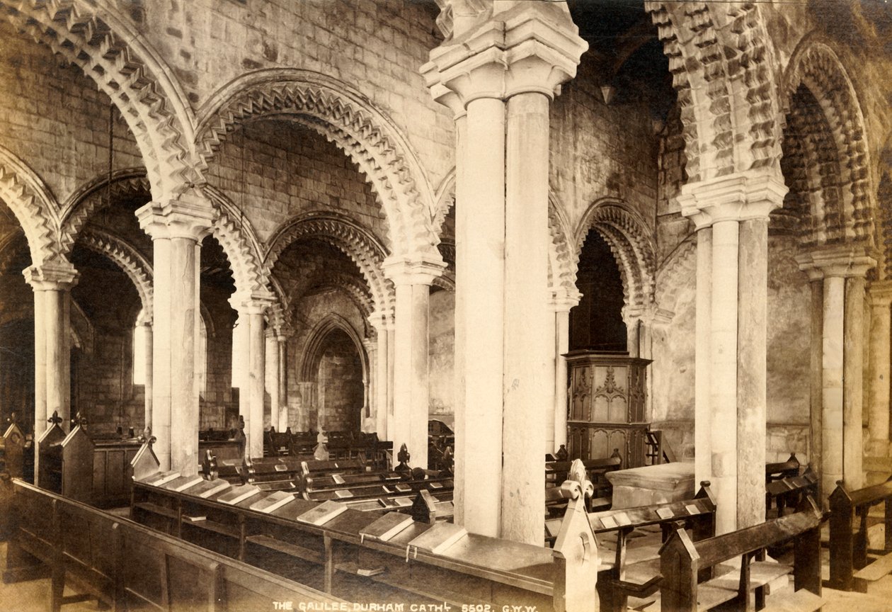 Kaplica Galilei, Katedra w Durham, 1893. autorstwa Unbekannt