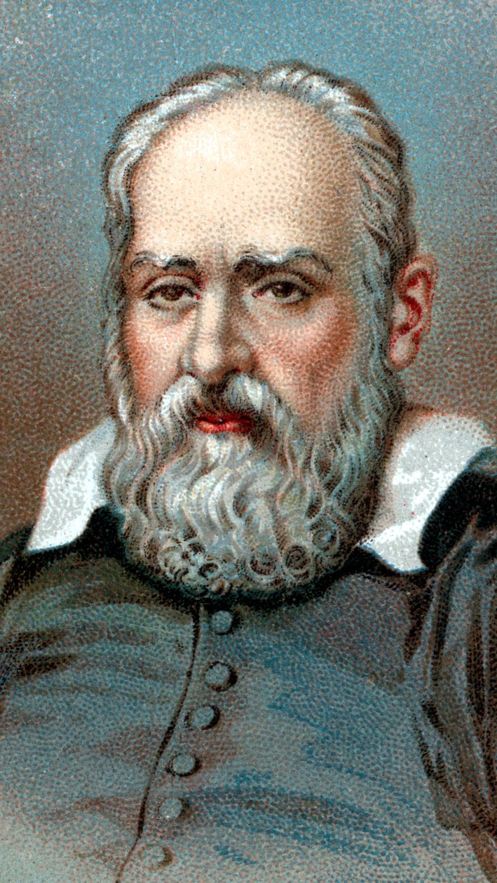 Galileo Galilei, włoski astronom i matematyk, ok. 1630 r. autorstwa Unbekannt