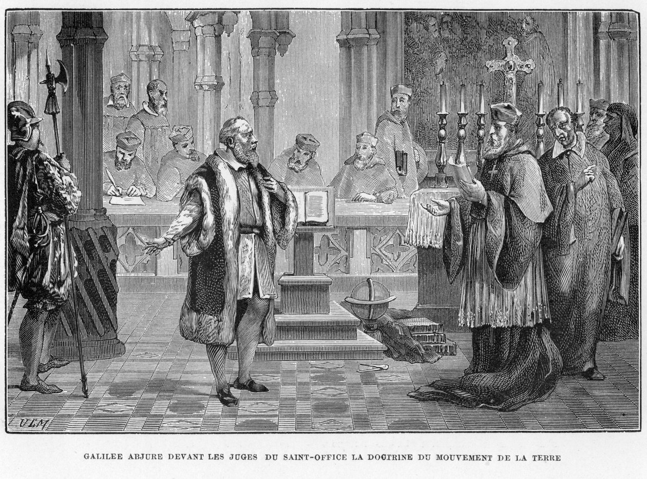 Galileusz w obliczu Inkwizycji, Rzym, 1633 1870 autorstwa Unbekannt