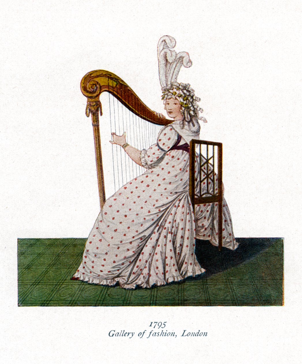 Galeria mody, Londyn, 1795 autorstwa Unbekannt