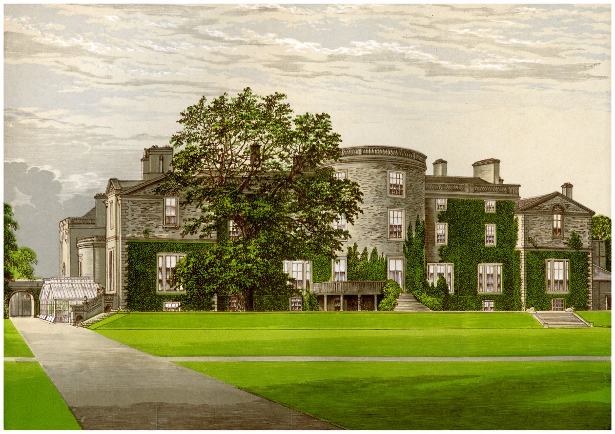 Galloway House, Wigtownshire, Szkocja, dom hrabiego Galloway, c1880 autorstwa Unbekannt