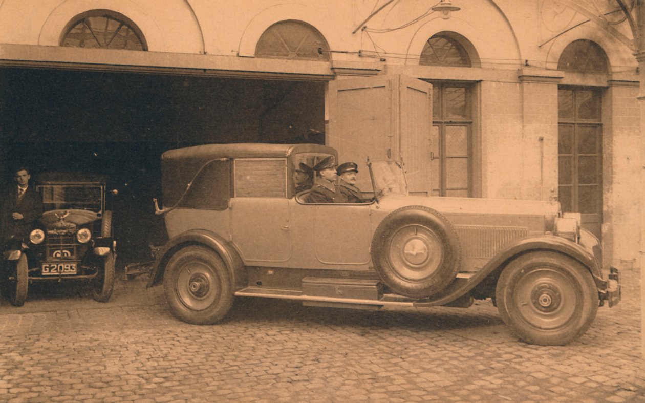 Garaż przy Ambasadzie Kubańskiej w Brukseli, Belgia, 1927. autorstwa Unbekannt