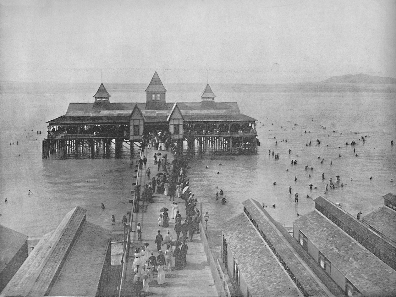 Plaża Garfield, Wielkie Jezioro Słone, ok. 1897. autorstwa Unbekannt