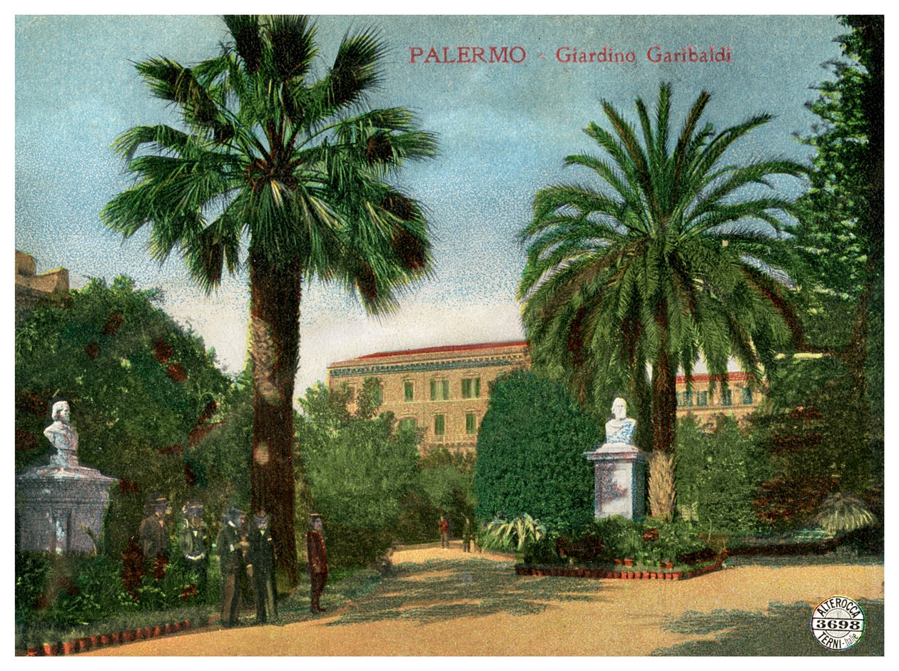 Garibaldi Garden, Palermo, Sycylia, Włochy, początek XX wieku autorstwa Unbekannt