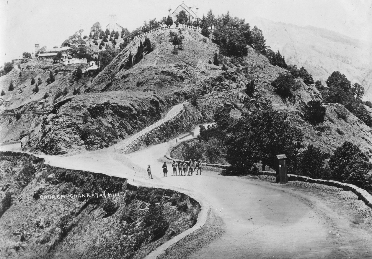 Kościół garnizonowy, Chakrata, 1917 autorstwa Unbekannt