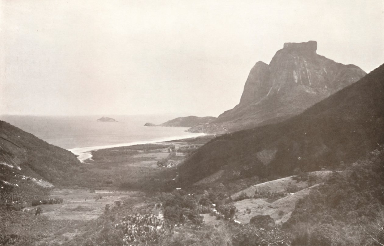 Góra Gavea i południowy Atlantyk, 1914 autorstwa Unbekannt