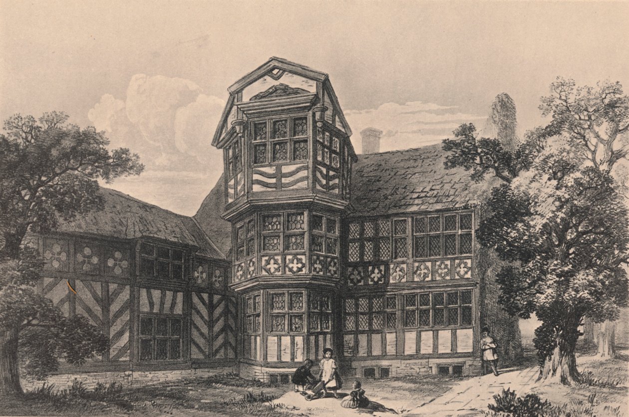 Gawsworth Old Hall, Cheshire, 1915 autorstwa Unbekannt