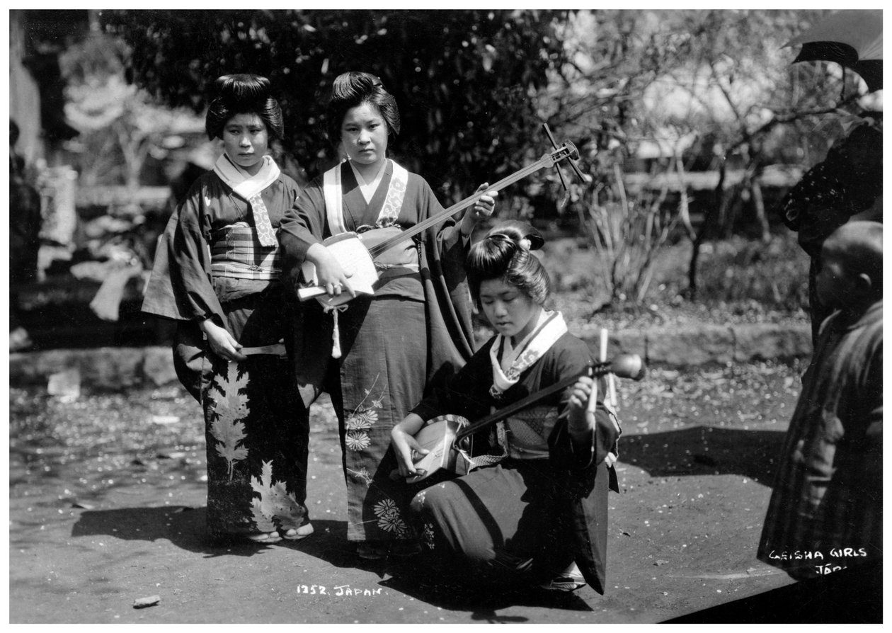 Gejsze, Japonia, początek XX wieku autorstwa Unbekannt