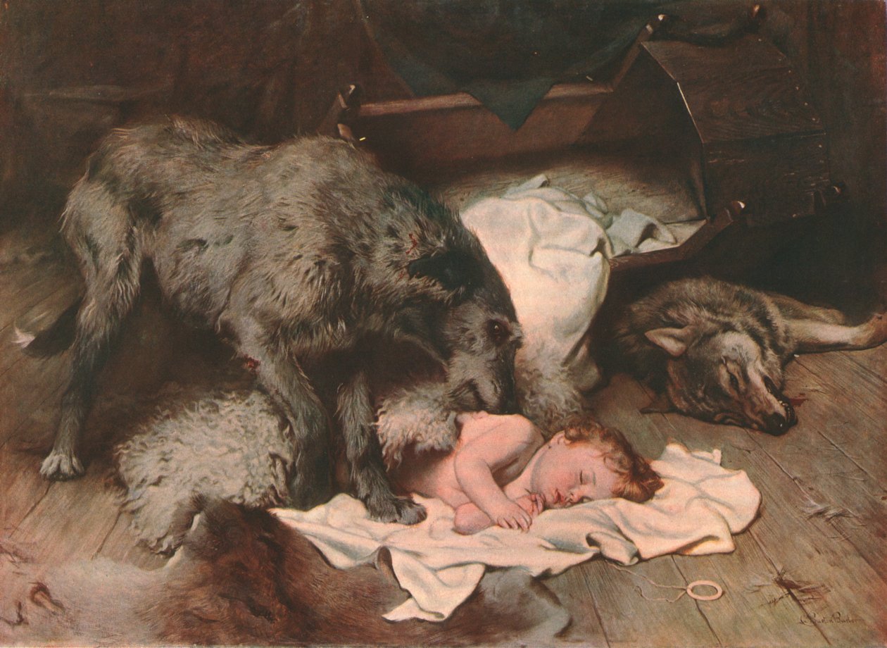Gelert, ok. 1894, ok. 1902. autorstwa Unbekannt