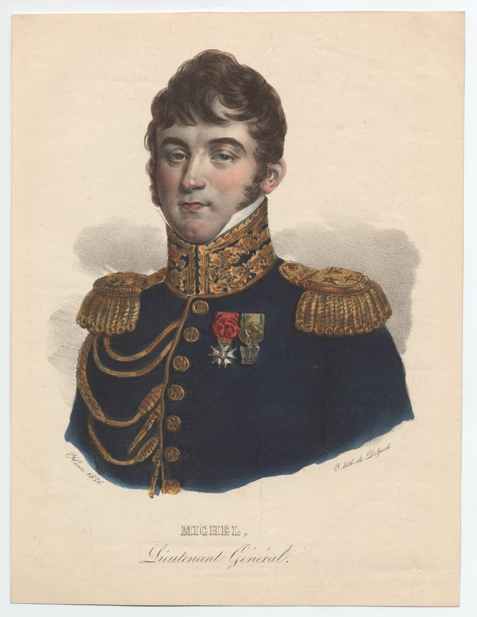Generał Claude-Etienne Michel 1772-1815, 1835 autorstwa Unbekannt