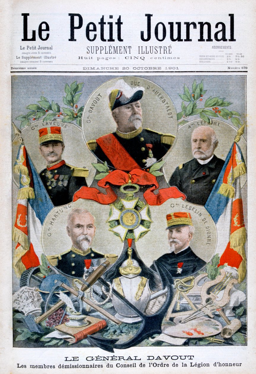 Generał Davout i członkowie Rady Legii Honorowej, 1901 autorstwa Unbekannt