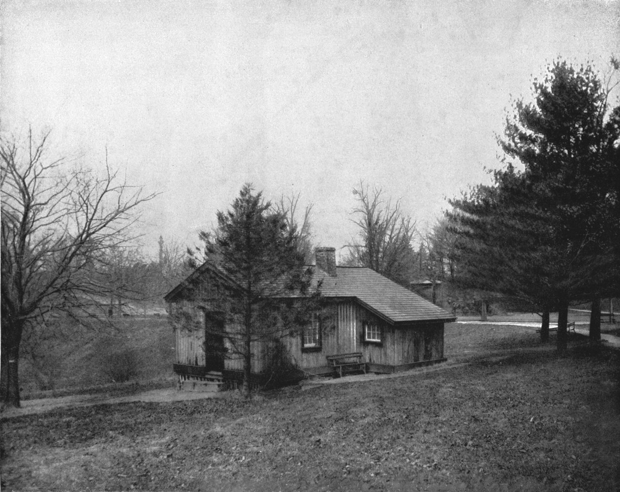 General Grants Log Cabin, Fairmount Park, Filadelfia, USA, ok. 1900. autorstwa Unbekannt