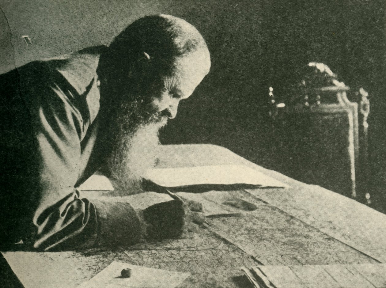 Generał Iwanow, dowodzący Południoworosyjską Grupą..., I wojna światowa, 1915, c1920. autorstwa Unbekannt
