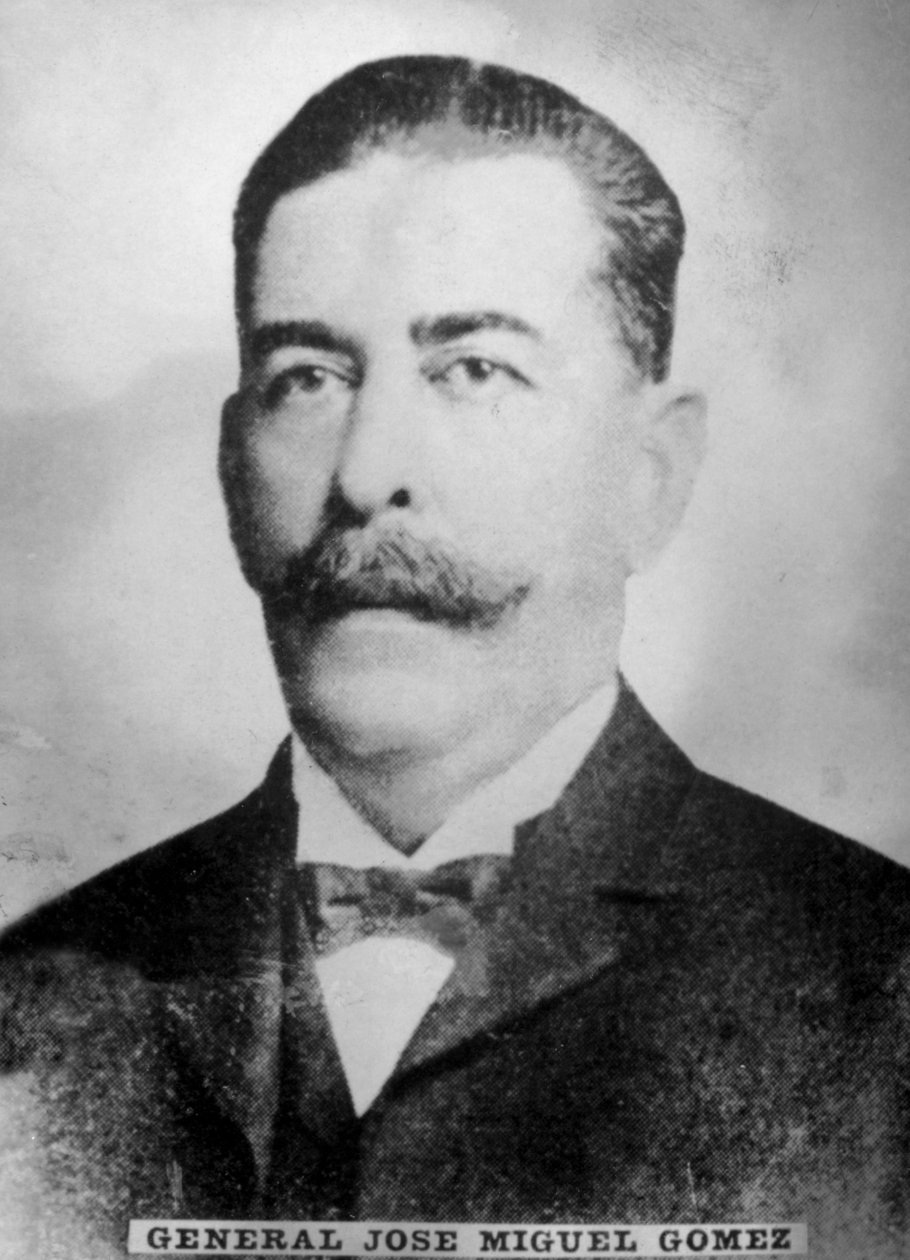 Generał Jose Miguel Gomez 1858-1921, prezydent Kuby, c1910 autorstwa Unbekannt