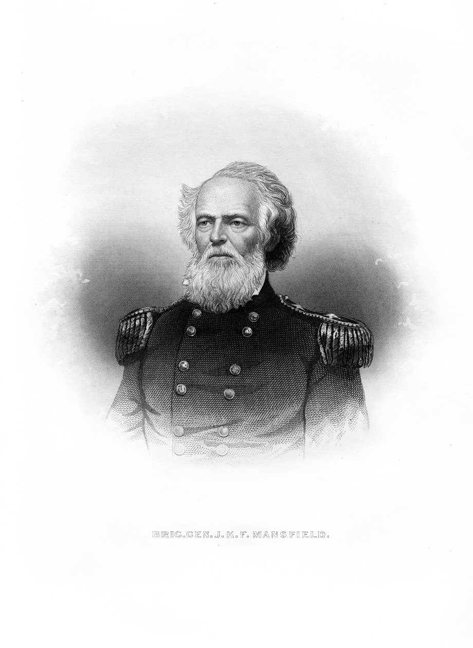 Generał Joseph King Fenno Mansfield, amerykański żołnierz, 1872 autorstwa Unbekannt