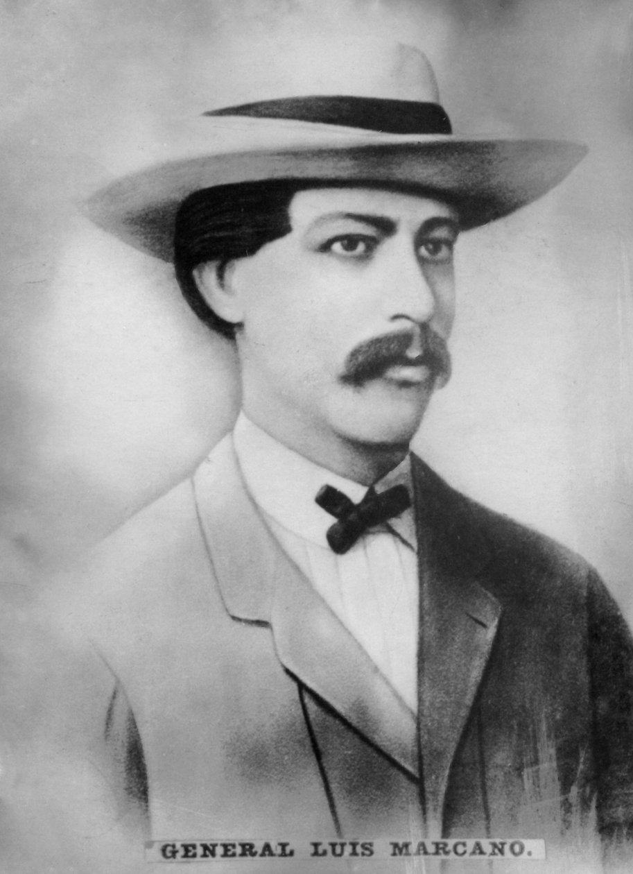 Generał Luis Marcano 1831-1870, generał burmistrz Armii Wyzwolenia Kuby, c1910 autorstwa Unbekannt