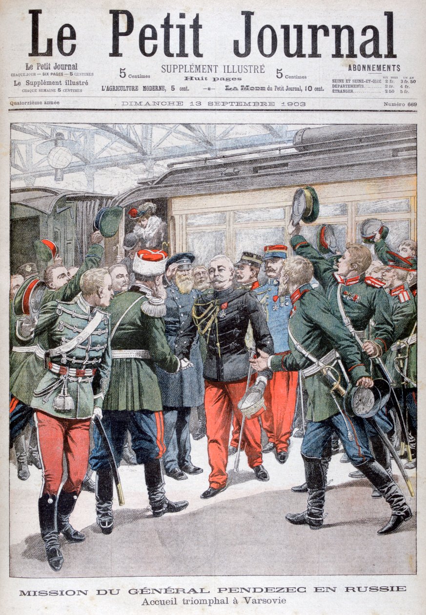 Misja dyplomatyczna generała Pendezeka w Rosji, 1903 autorstwa Unbekannt
