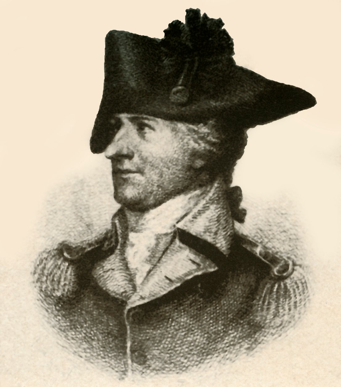 Generał Filemon Dickinson, ukazujący płaszcz o wysokim kroju, ok. 1780, 1937. autorstwa Unbekannt