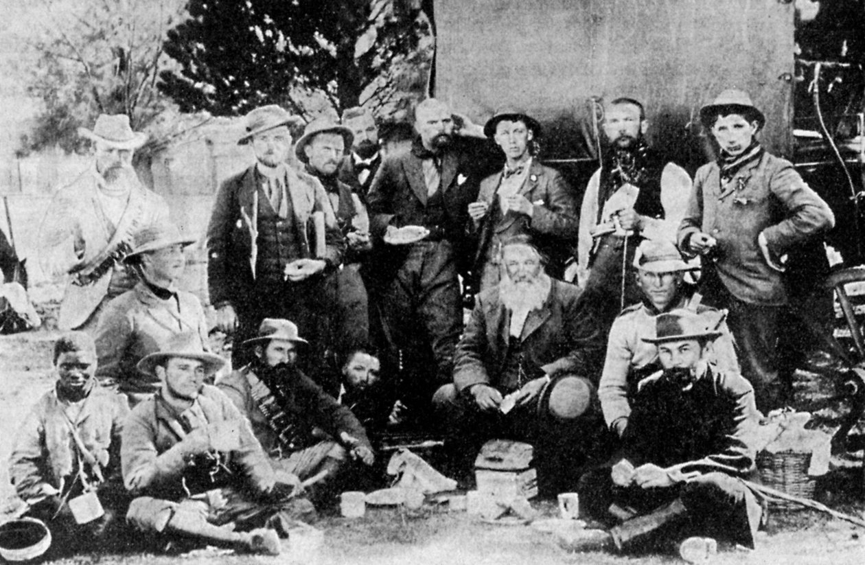 Generał Piet Joubert 1831-1900 i sztab, koniec XIX wieku 1935 autorstwa Unbekannt