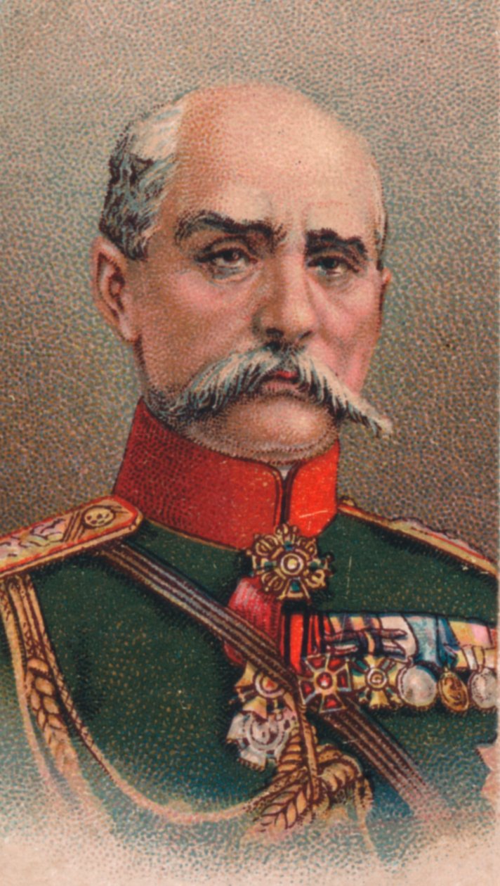 Generał Platon Lechitsky 1856-1921, rosyjski dowódca w I wojnie światowej, 1917 autorstwa Unbekannt
