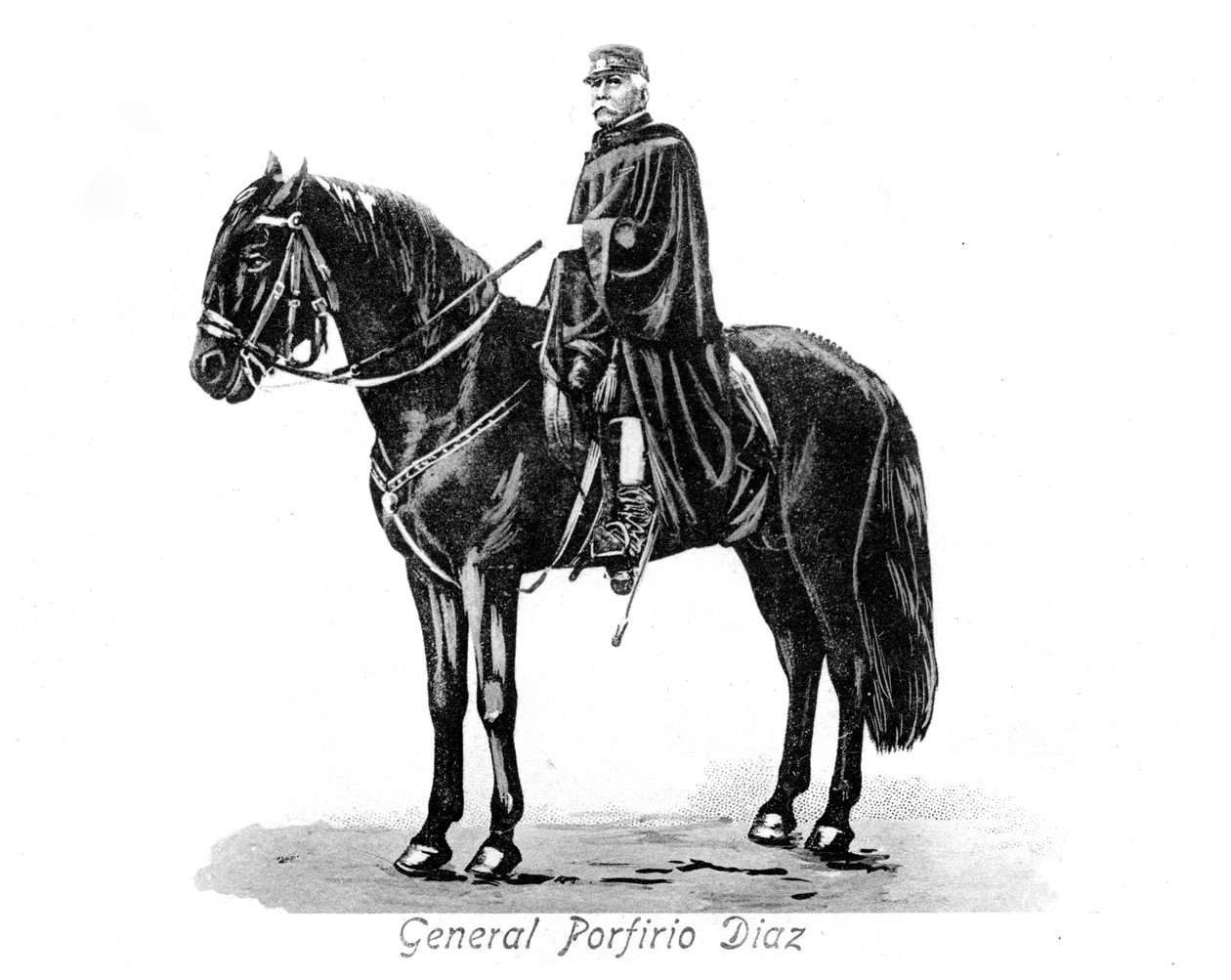 Generał Porfirio Diaz 1830-1915, prezydent Meksyku, ok. 1900 autorstwa Unbekannt