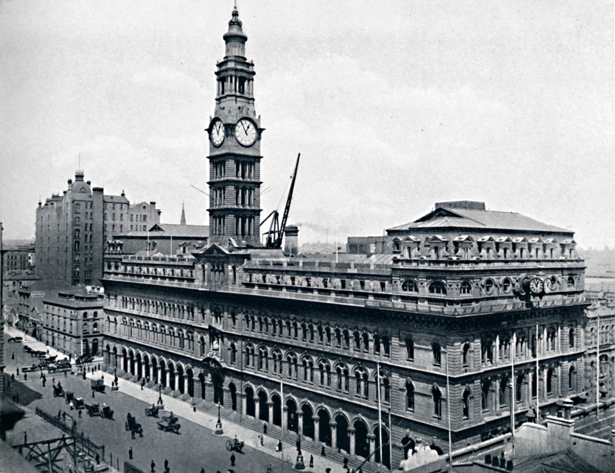 Główny Urząd Pocztowy, Sydney, ok. 1900. autorstwa Unbekannt