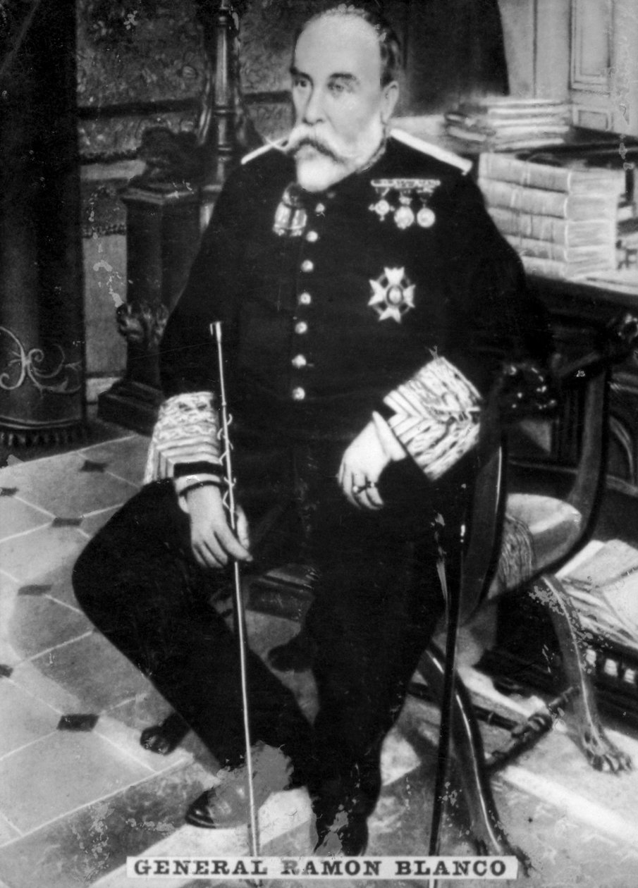 Generał Ramon Blanco, 1. markiz Peña Plata 1833-1906 autorstwa Unbekannt