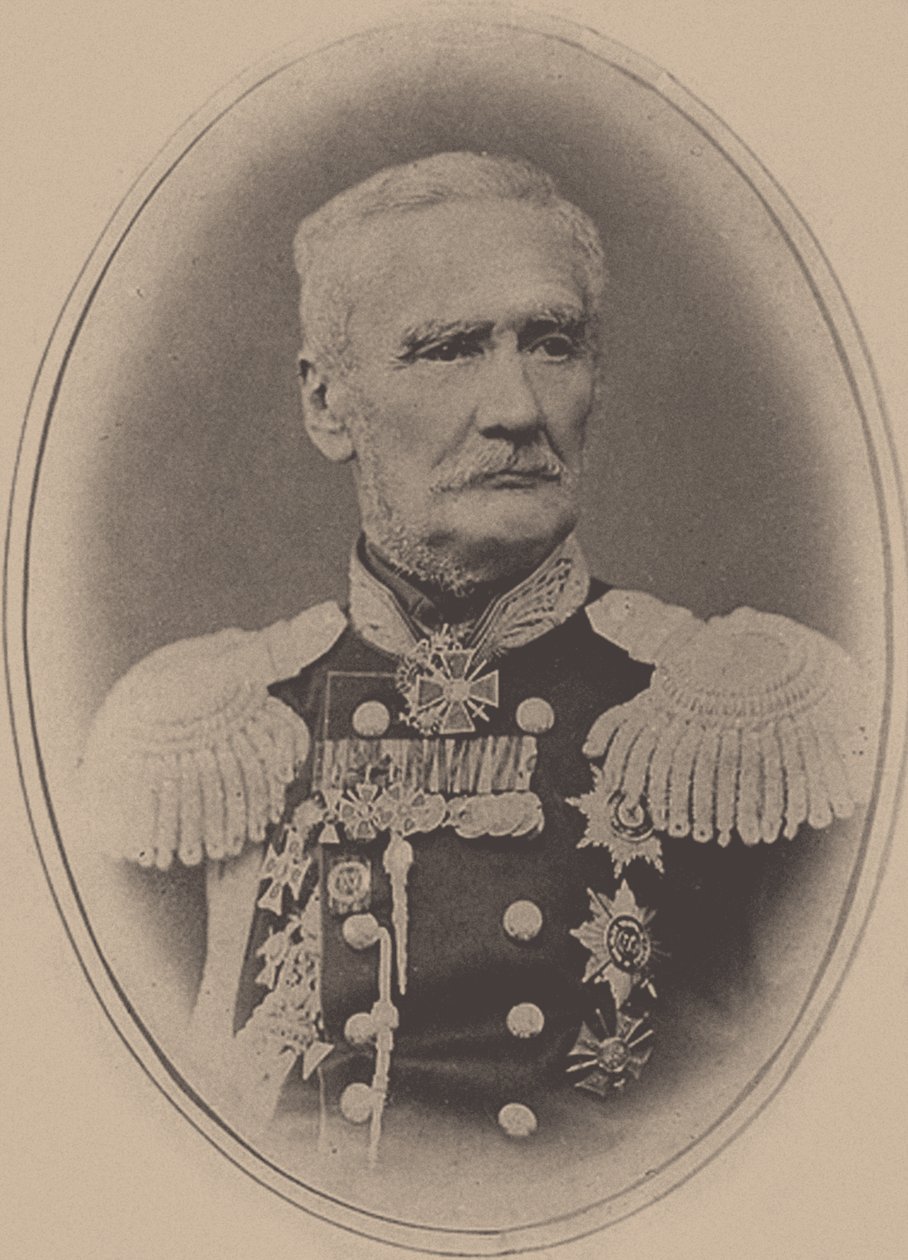 Generał Siergiej Pietrowicz Buturlin 1803-1873, lata 60. XIX wieku autorstwa Unbekannt