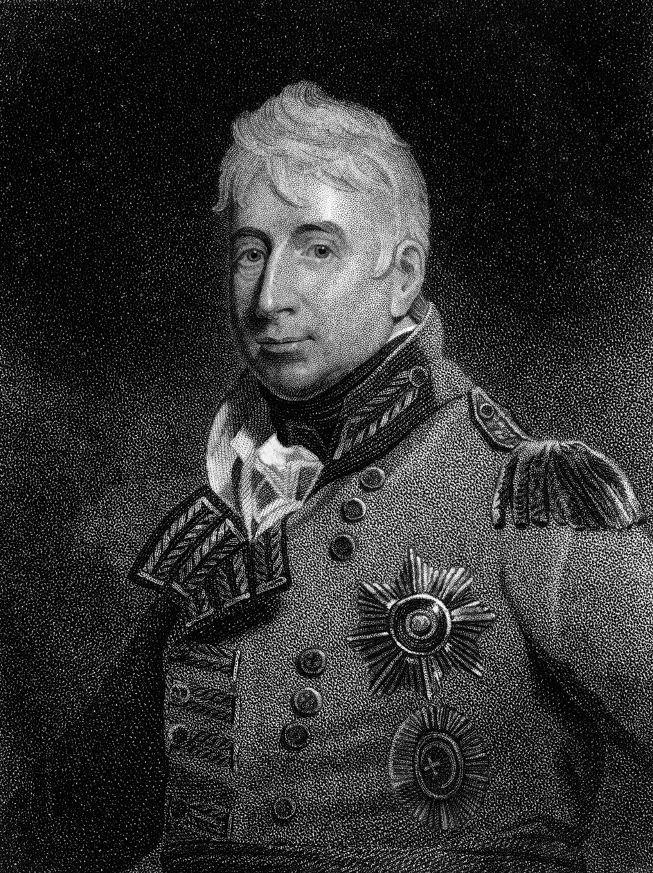 Generał Sir Eyre Coote 1762-1823, żołnierz brytyjski, 1837 autorstwa Unbekannt
