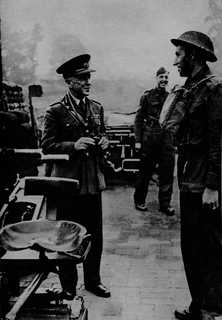 Generał Sir Frederick Pile, naczelny dowódca, dowództwo przeciwlotnicze, 1943 autorstwa Unbekannt