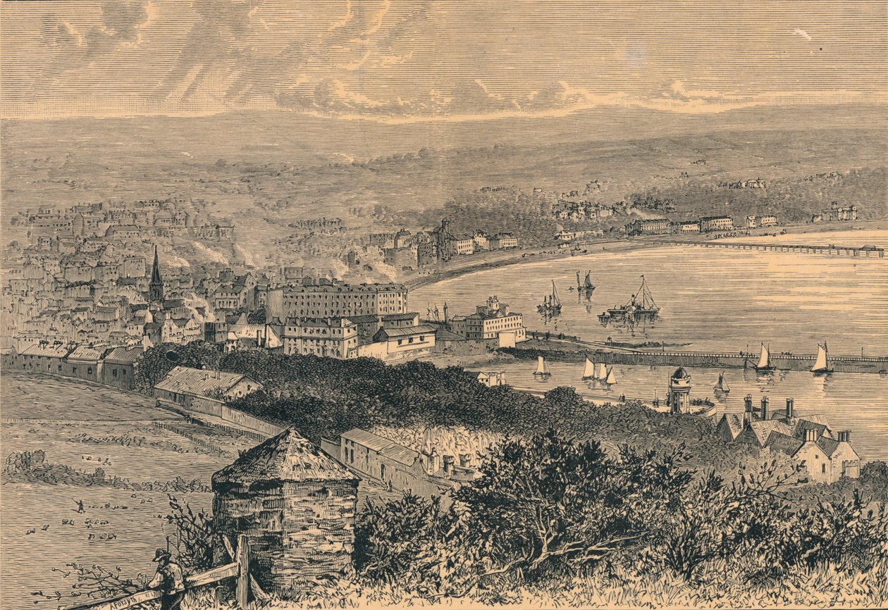 Widok ogólny Douglasa, 1880 r autorstwa Unbekannt