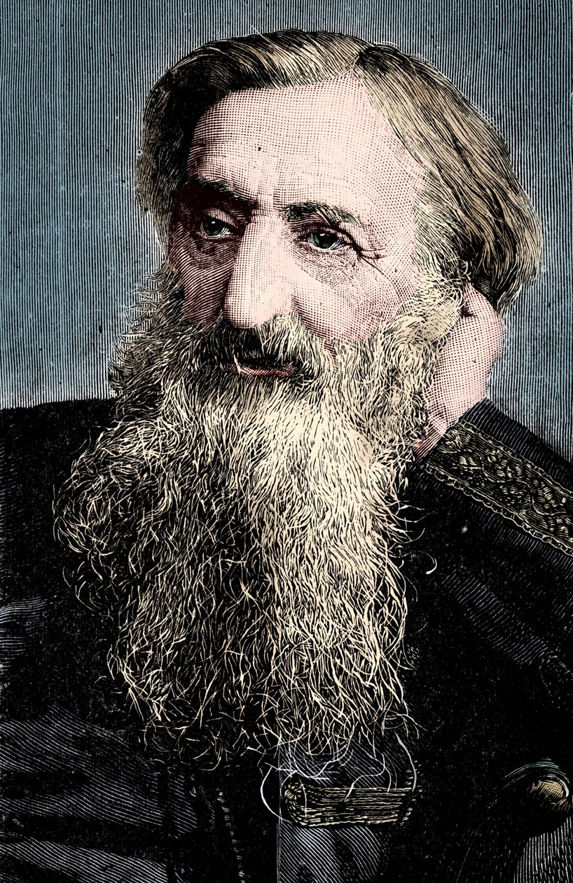 Generał William Booth, ewangelicki pracownik socjalny i założyciel Armii Zbawienia, 1894 autorstwa Unbekannt