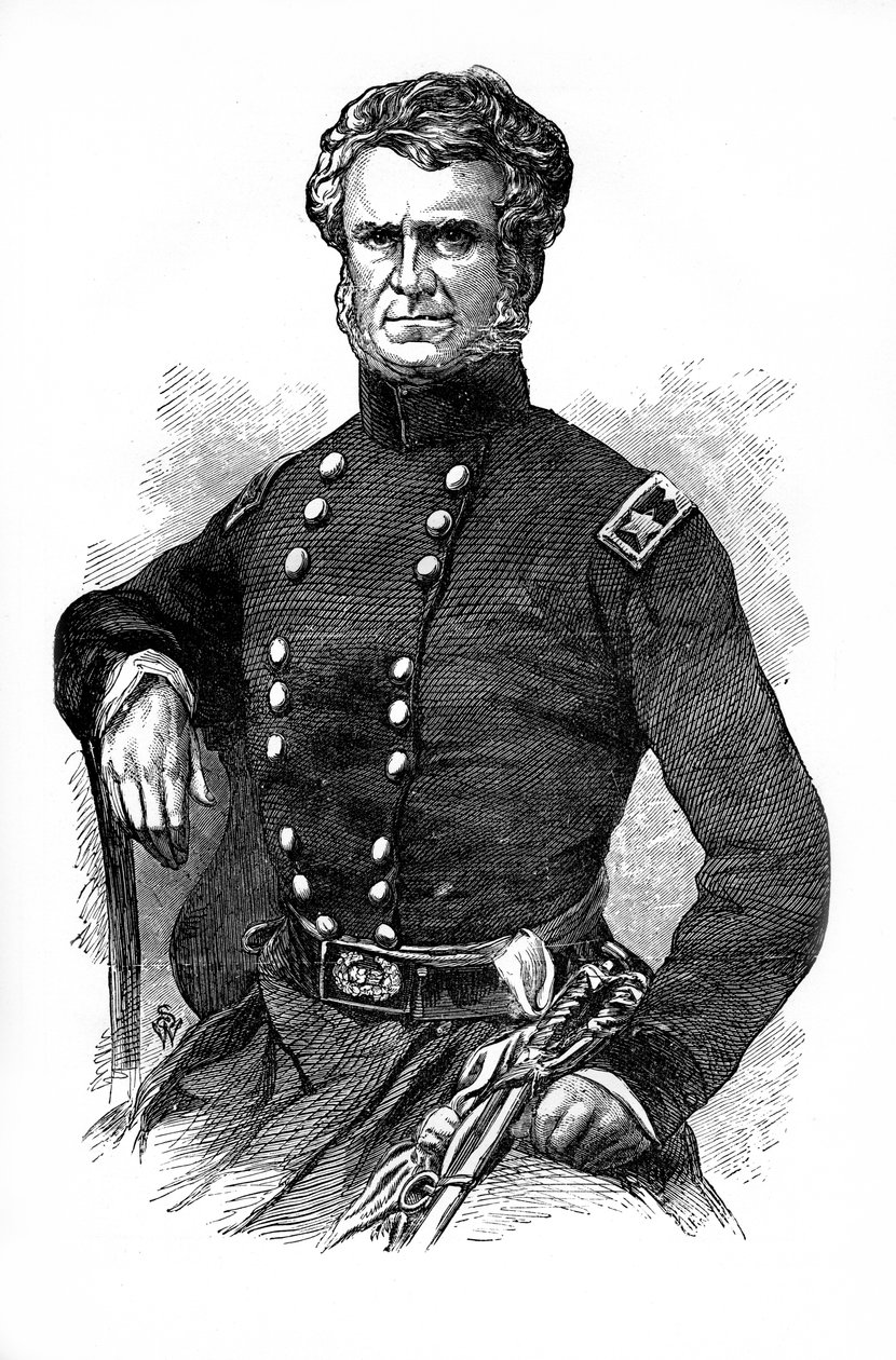 Generał William Worth, amerykański żołnierz, 1872 autorstwa Unbekannt