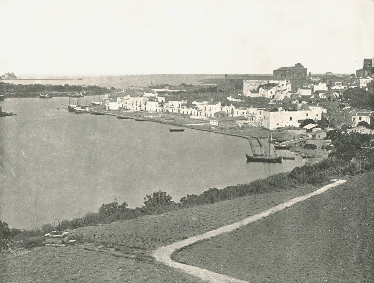 Widok ogólny, Brindisi, Włochy, 1895. autorstwa Unbekannt