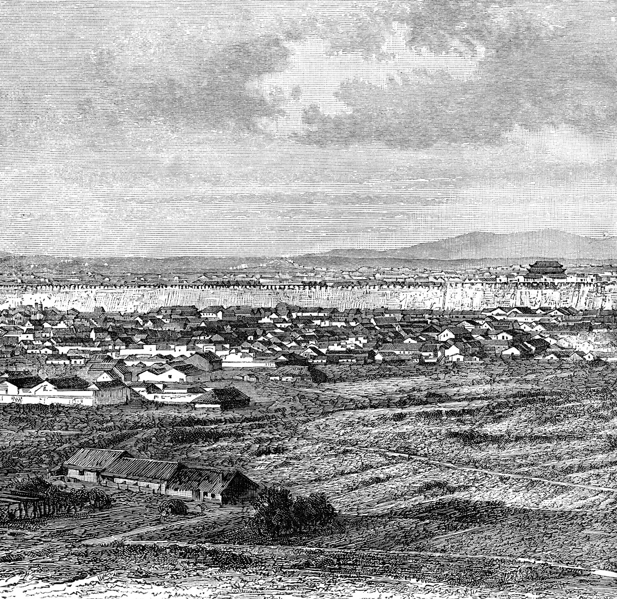 Ogólny widok Nanking, c1890 autorstwa Unbekannt
