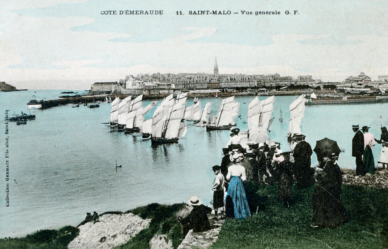 Widok ogólny Saint Malo, Bretania, Francja, XX wiek autorstwa Unbekannt