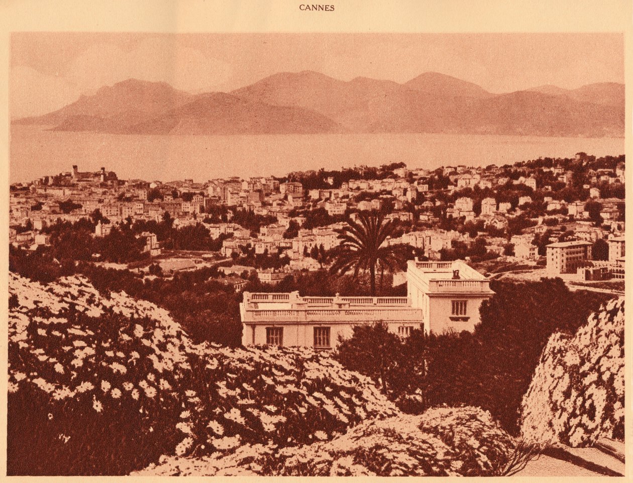 Widok ogólny z Pezou, Cannes, 1930. autorstwa Unbekannt