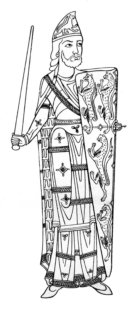 Geoffrey V, hrabia Anjou, ok. 1150-1155 1924 autorstwa Unbekannt