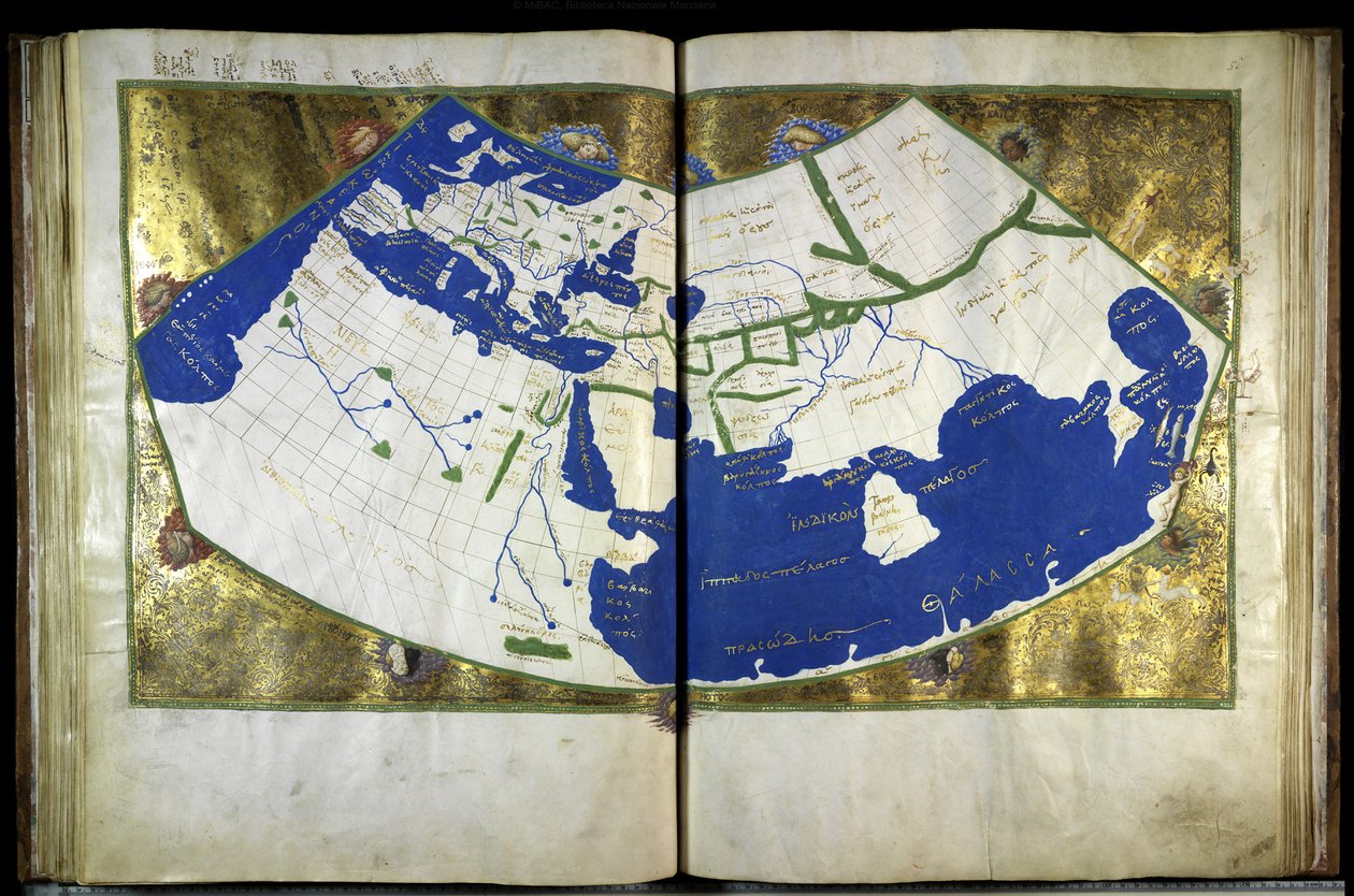 Geografia Ptolemeusza, ok. 1454 autorstwa Unbekannt