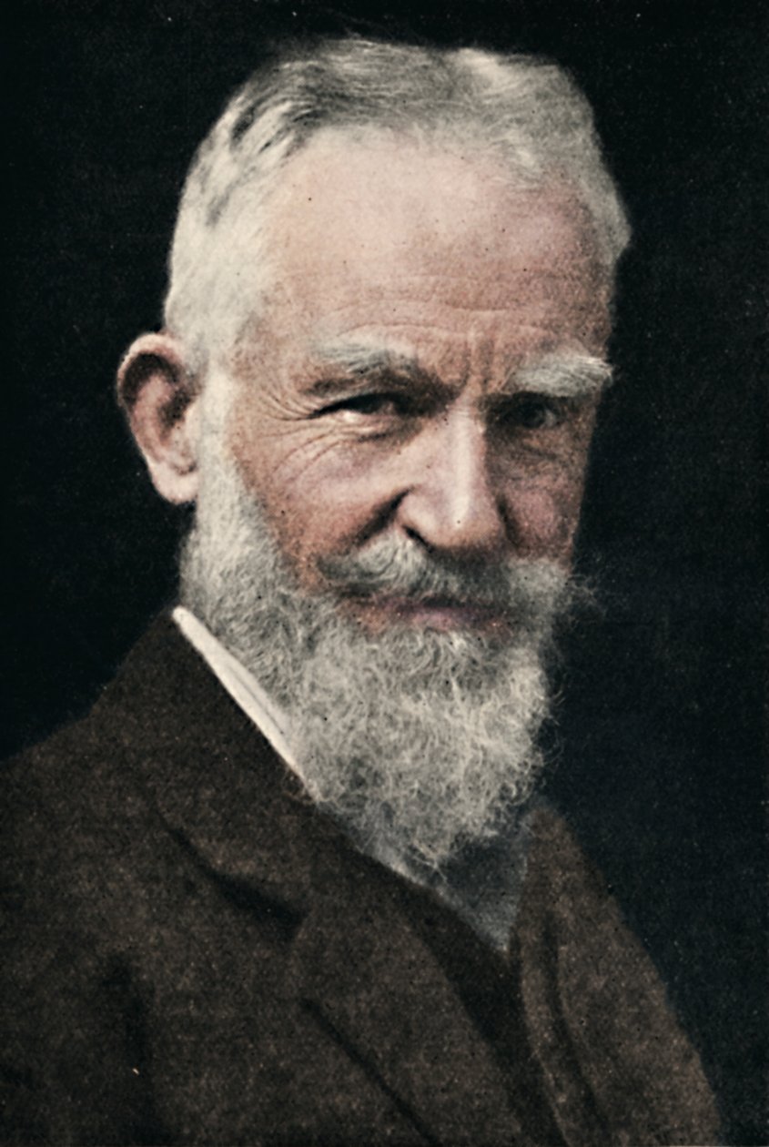 George Bernard Shaw, ok. 1925 r autorstwa Unbekannt
