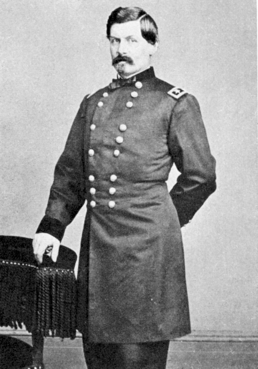 George Brinton McClellan, amerykański żołnierz, 1861 autorstwa Unbekannt