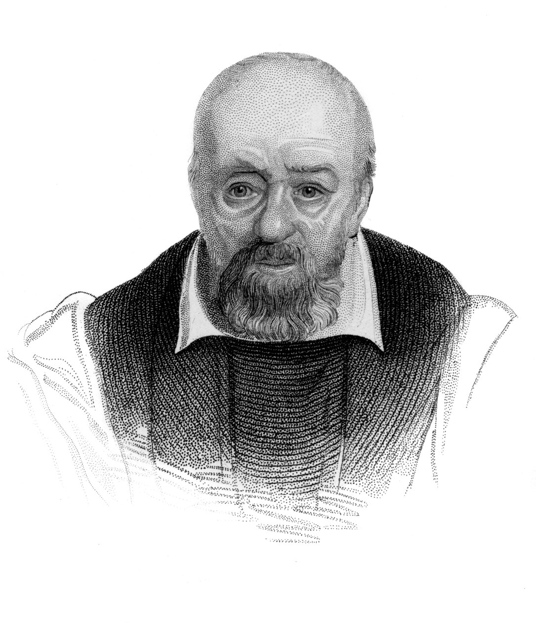 George Buchanan, XVI-wieczny szkocki historyk i humanista, ok. 1850 autorstwa Unbekannt