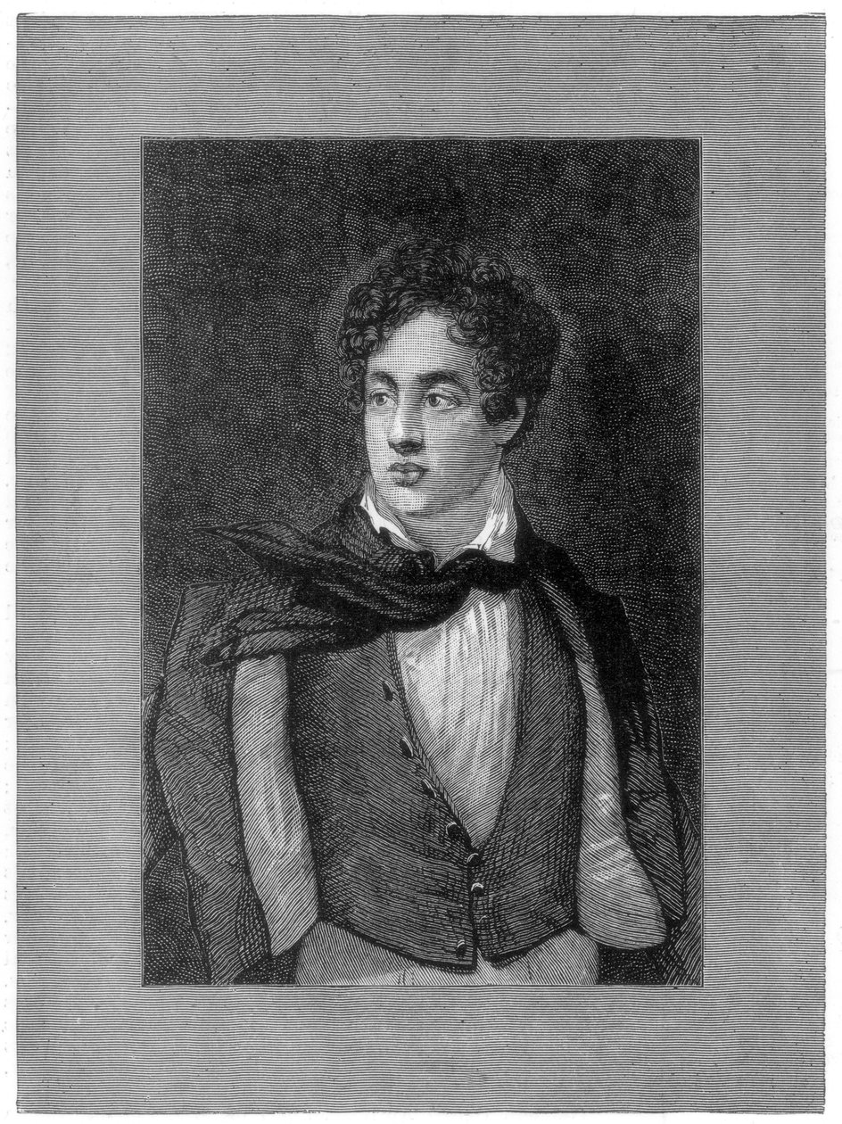 George Byron, 6. baron Byron, brytyjski poeta, 1888 autorstwa Unbekannt