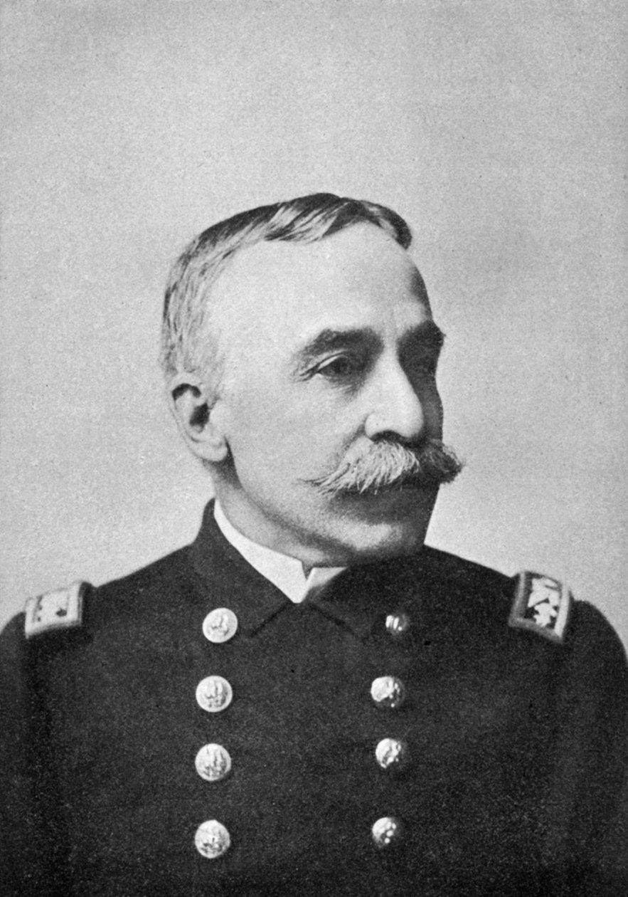 George Dewey, amerykański admirał, 1898 autorstwa Unbekannt