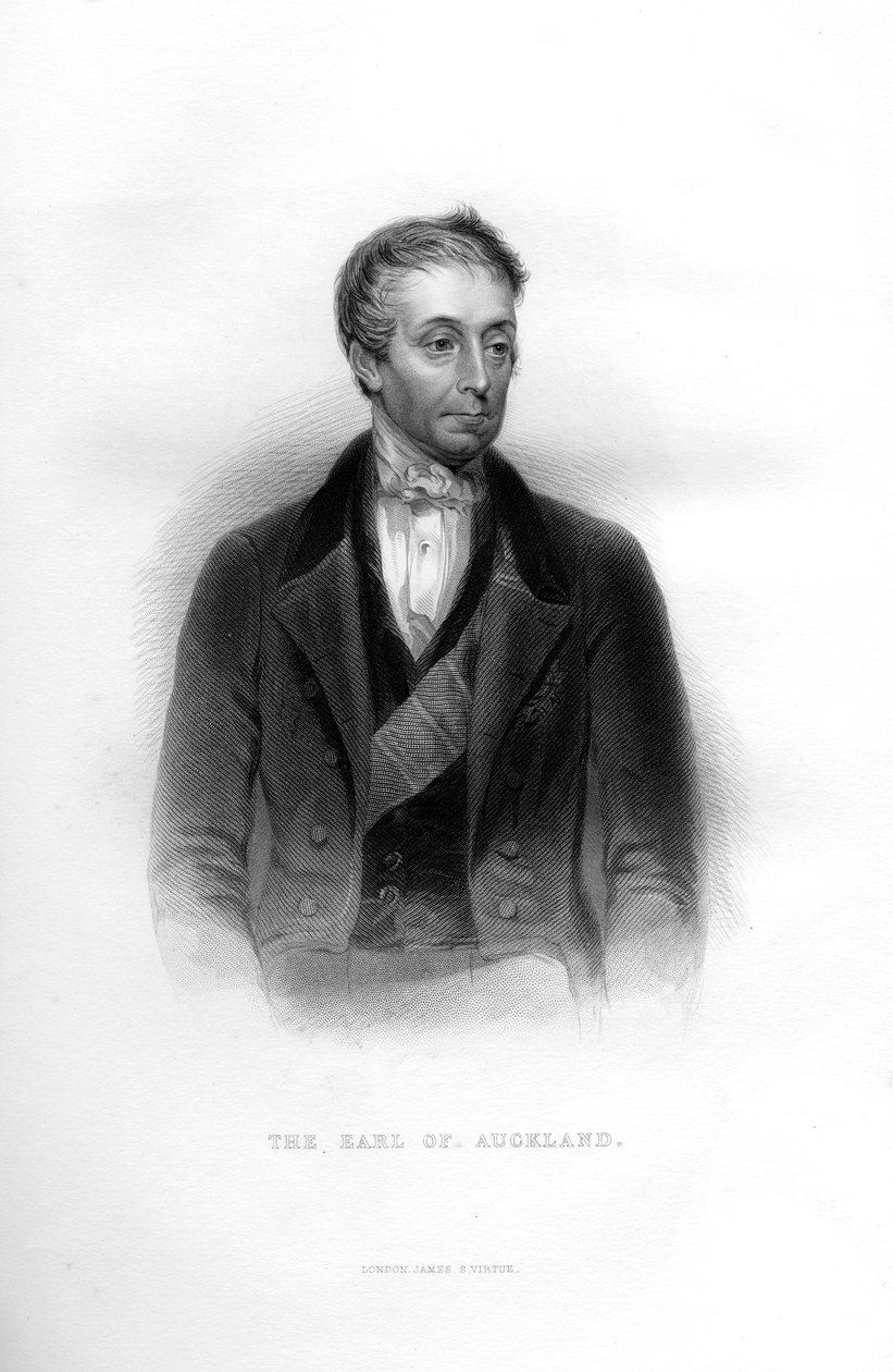 George Eden, 1. hrabia Auckland, generalny gubernator Indii, XIX wiek autorstwa Unbekannt