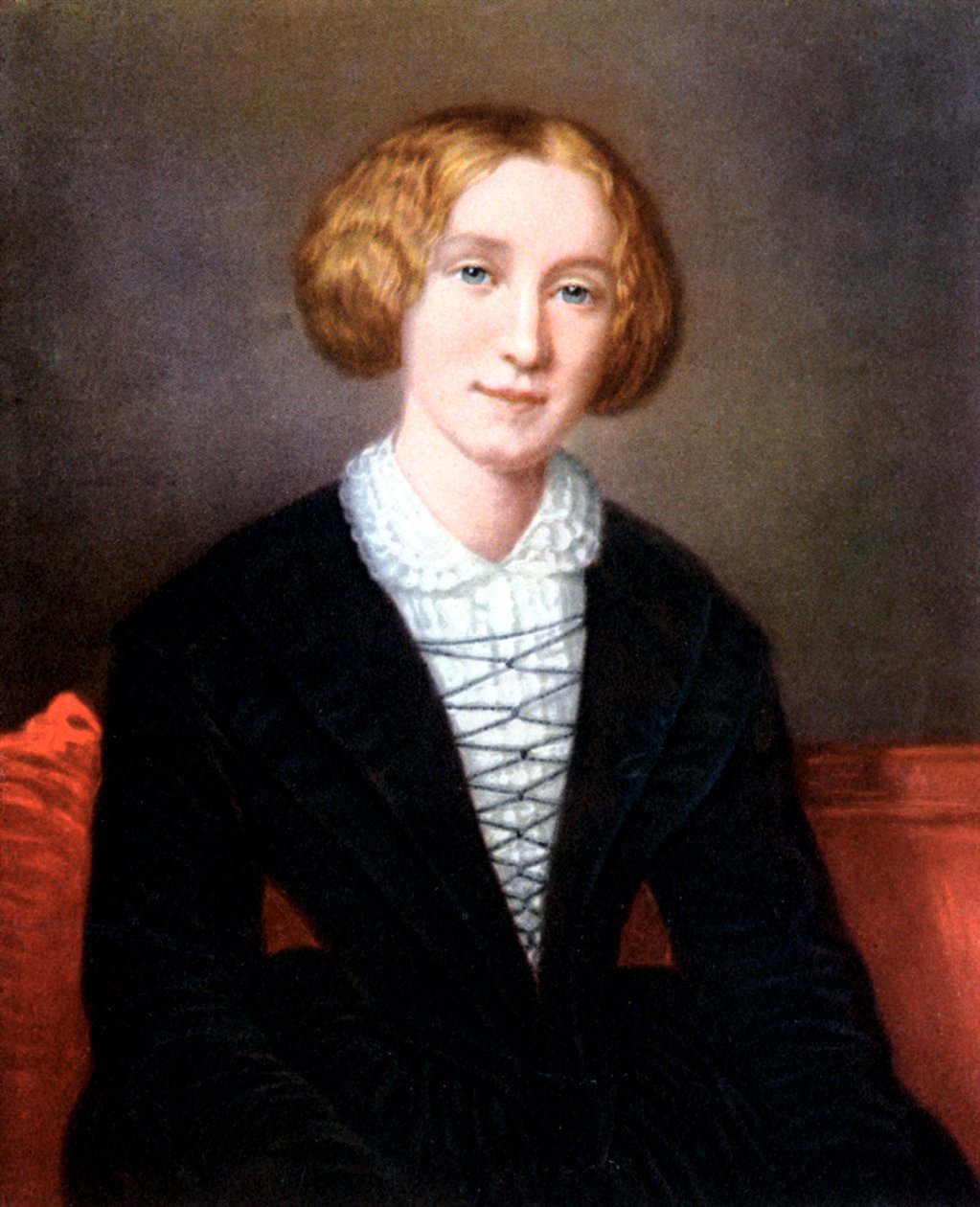 George Eliot jako młoda kobieta, ok. 1840 r. autorstwa Unbekannt