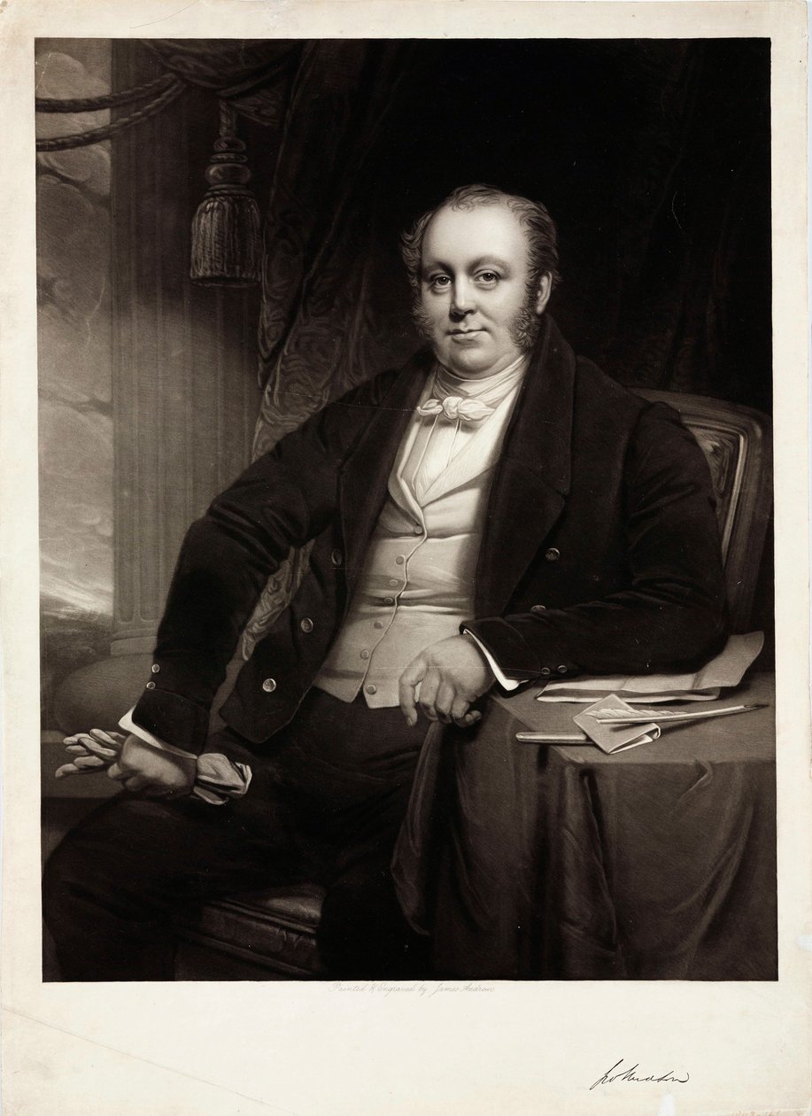 George Hudson, angielski prezes kolei, ok. 1850 autorstwa Unbekannt